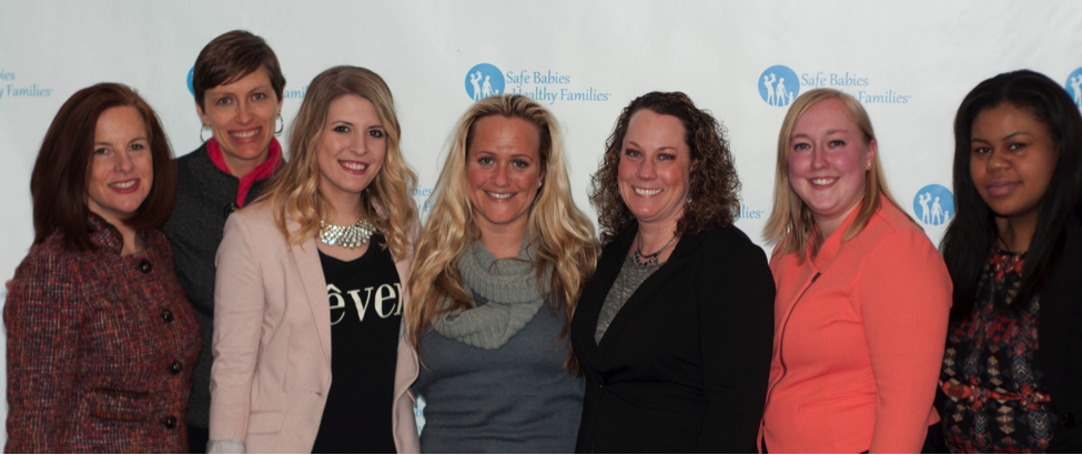 Team Burke: Wendy Slocum, Jess Vento, Riva Treasure, Gina Goodwin, Laura Phelan, Emily Lorenz, Alexa McDowell